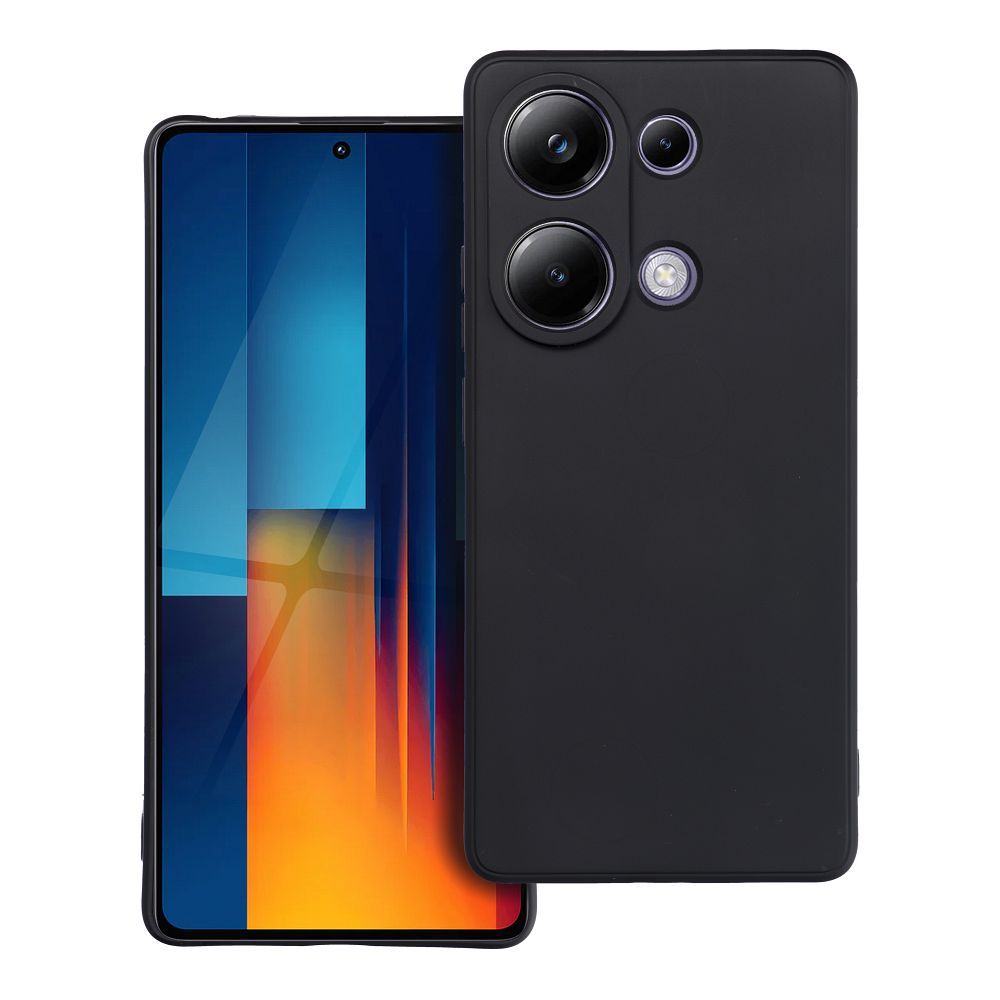 Matt musta Suojakuori Xiaomi Poco M6 PRO:lle