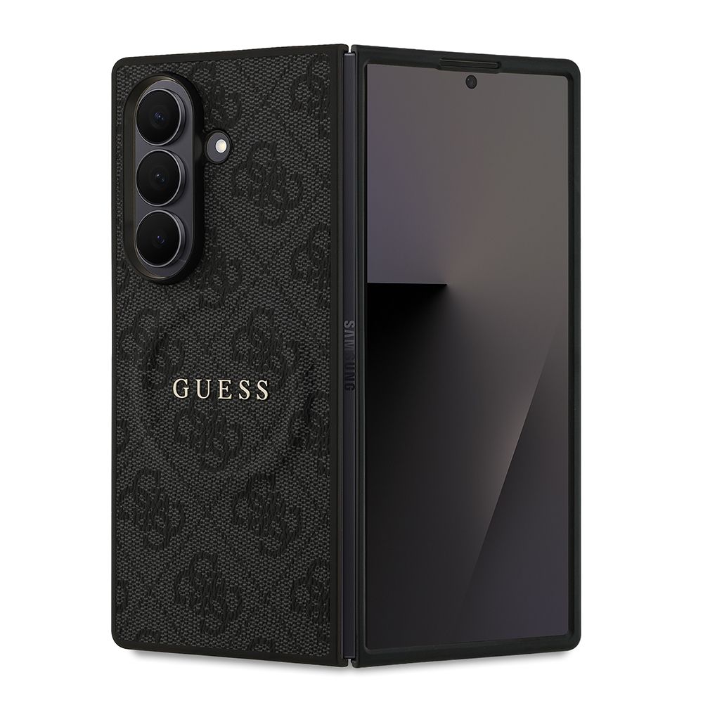 GUESS suojakuori SAMSUNG Z Fold7:lle GUHMZFD7P4MSEGCK (Magnetic 4G PU W/ Classic) musta