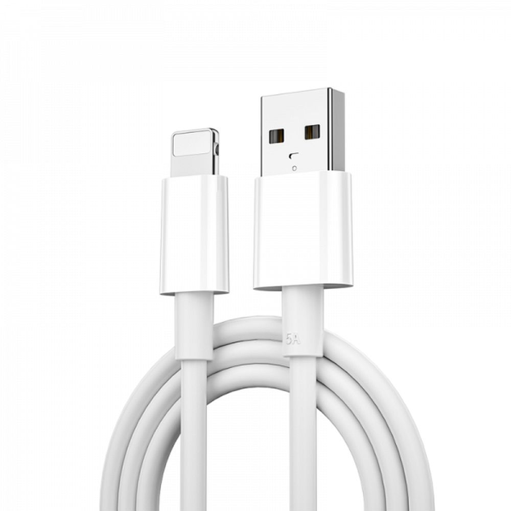 WiWU - Classic Series datakaapeli Wi-C006 USB A - Lightning 2,4A - valkoinen