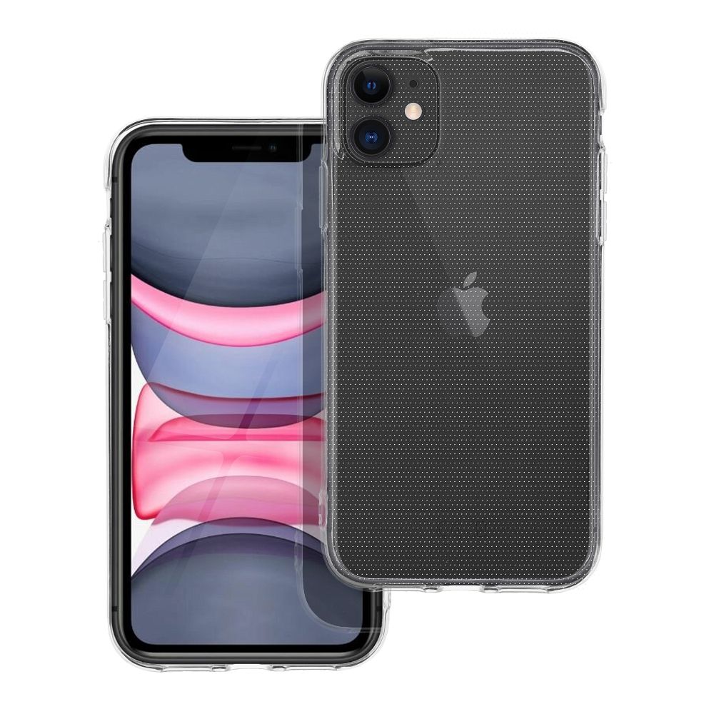 Läpinäkyvä Suojakuori iPhone 11:lle 2 mm