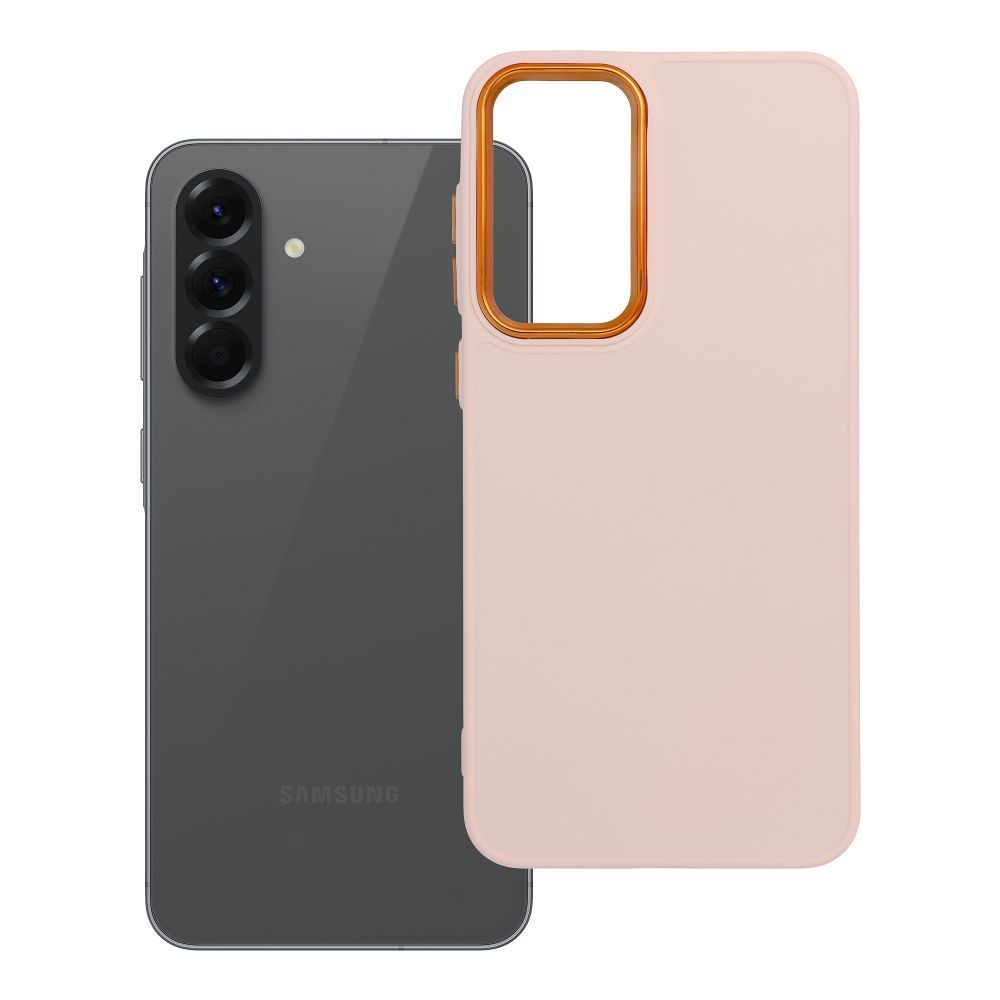 Suojakuori Samsung A56 5G:lle Frame vaaleanpunainen