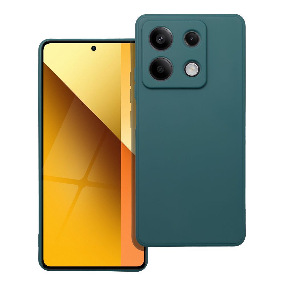 Matta tummanvihreä Suojakuori Xiaomi Redmi Note 13 5G:lle