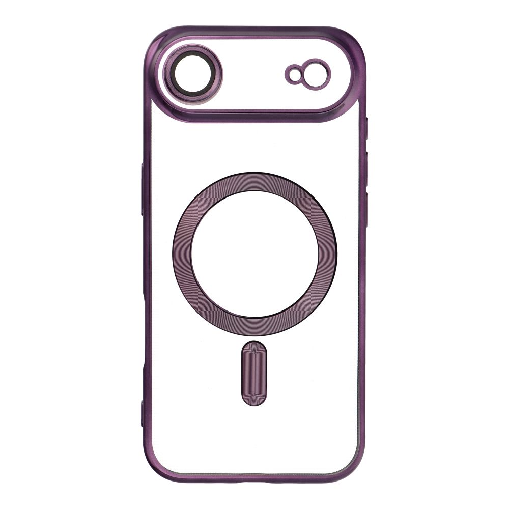 Suojakuori iPhone 17 AIR:lle Electro Mag Cover yhteensopiva MagSafen kanssa violetti
