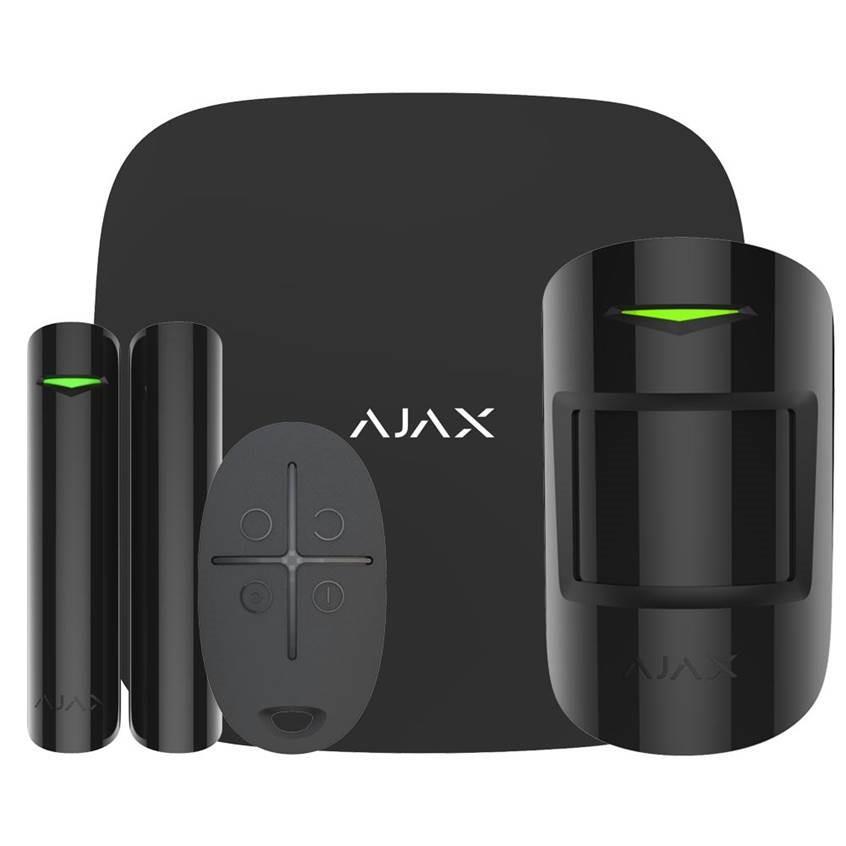 Hälytys-/turvajärjestelmän aloituspakkaus/musta 38169 AJAX