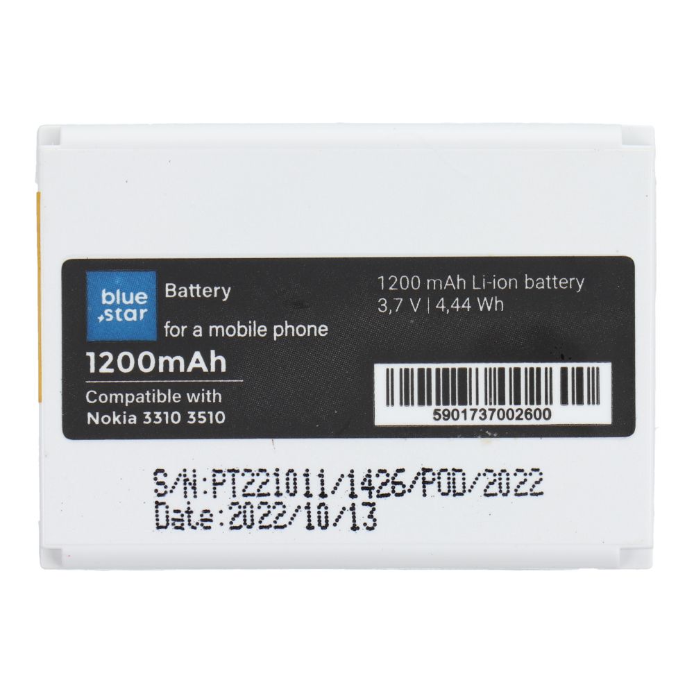 Akku Nokia 3310 / 3510:lle 1200 mAh Blue Star
