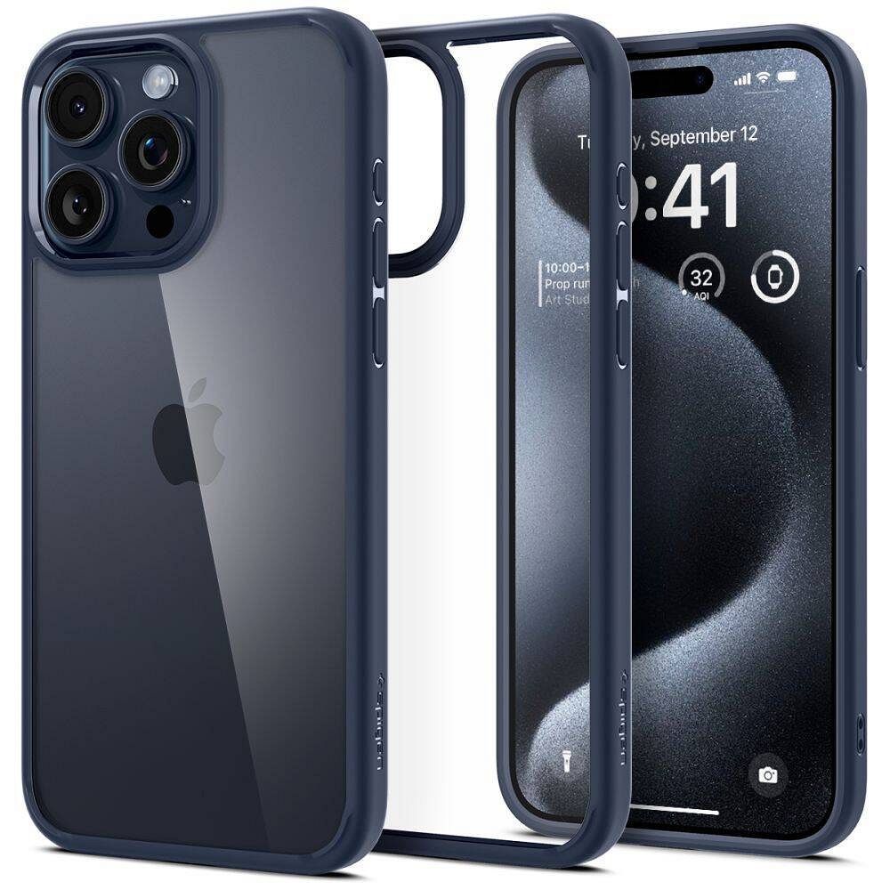 Spigen Ultra Hybrid Suojakuori iPhone 16 Pro Max:lle - sininen