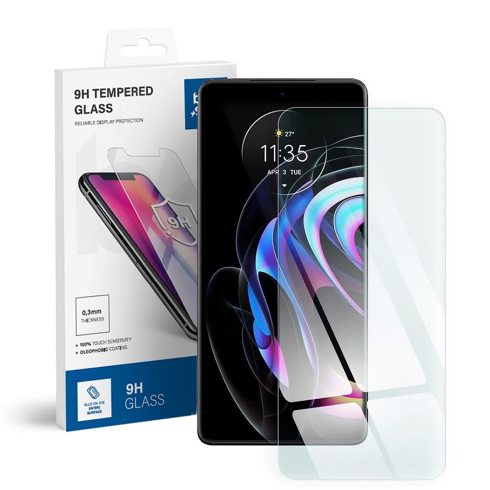 Tempered glass to Motorola Edge 20 Blue Star