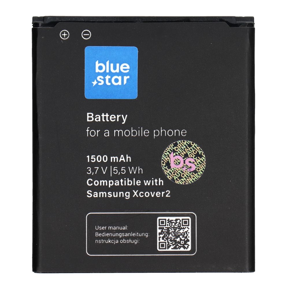 Akku Samsung S7710 Galaxy Xcover 2:lle 1500 mAh Blue Star