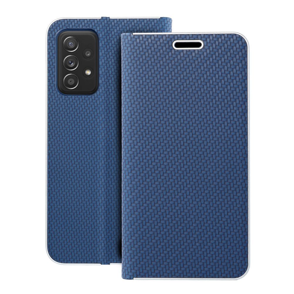 Läppäsuojakuori Samsung A52 5G / A52 LTE ( 4G ) / A52s 5G:lle Luna Book Carbon sininen