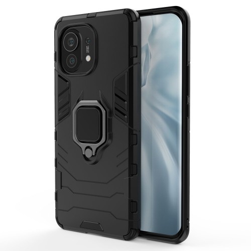 Puhelimen suojakuori Ring Armor Xiaomi Mi 11 musta