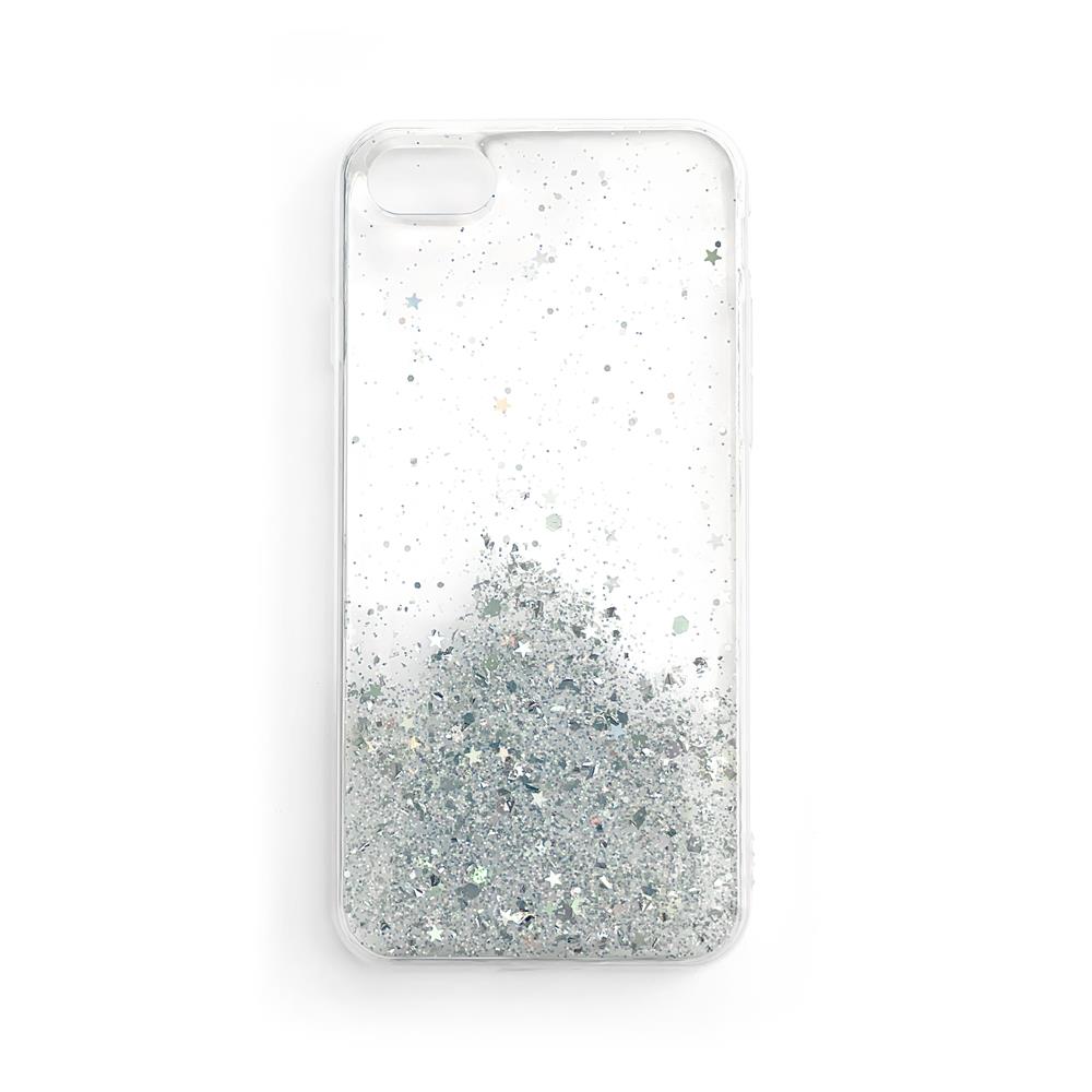 Wozinsky Star Glitter Shining Cover for Samsung Galaxy A72 4G läpinäkyvästä