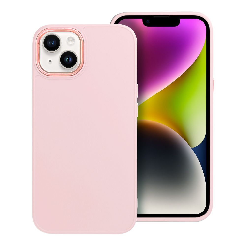 Frame Suojakuori iPhone 13:lle puuterinvaaleanpunainen