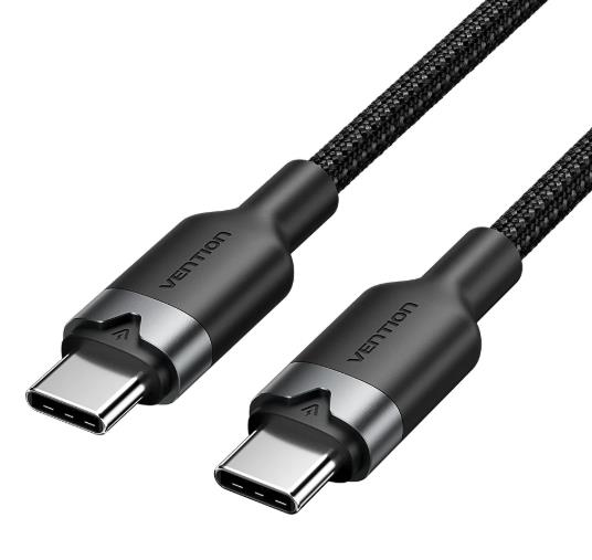 Kaapeli USB-C–USB-C/1M musta TRDBF VENTION