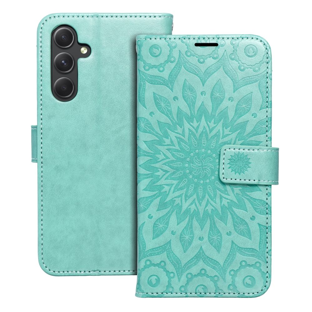 MEZZO lompakkokotelo SAMSUNG A54 5G mandala-kuvio, vihreä