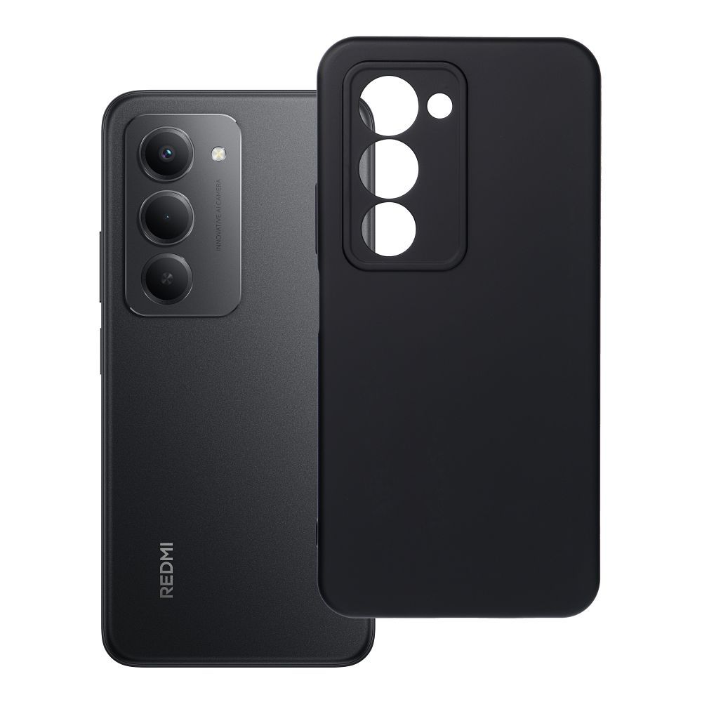 Silikoninen suojakuori Xiaomi Redmi 15 4G / 15 5G (171.1mm) musta