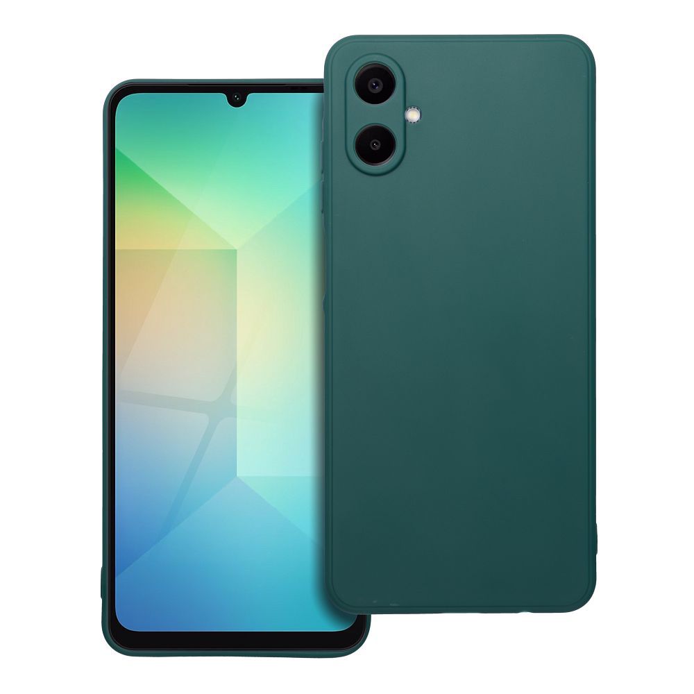 Matt tummanvihreä Suojakuori Samsung A06 5G:lle