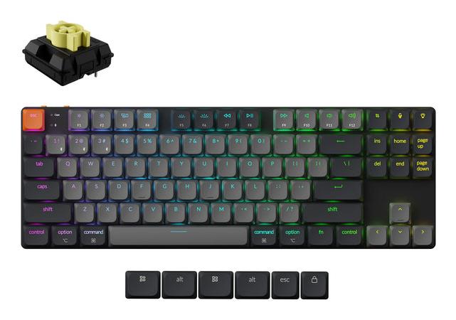 Langaton näppäimistö K1 RGB/Musta K1X-B4 KEYCHRON