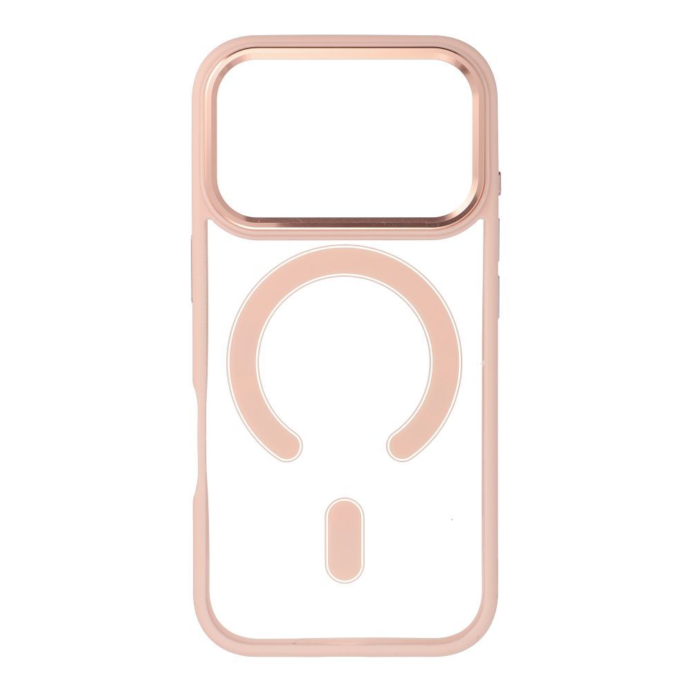 Suojakuori iPhone 17 PRO:lle Color Edge Mag Cover yhteensopiva MagSafe vaaleanpunainen