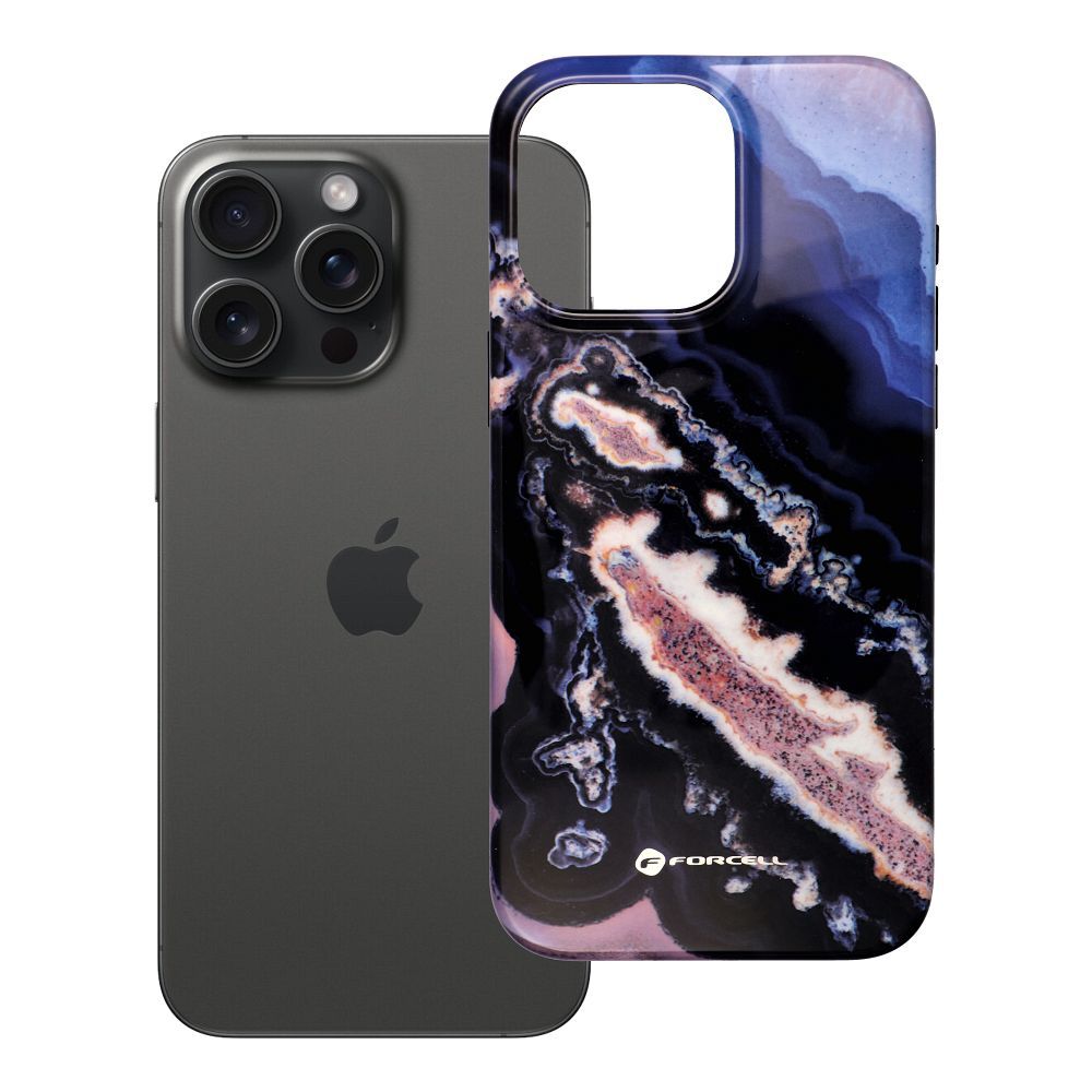 Suojakuori iPhone 15 PRO MAX:lle Forcell F-Protect Mirage MagSafe-yhteensopiva Military Drop-Test kultainen saari