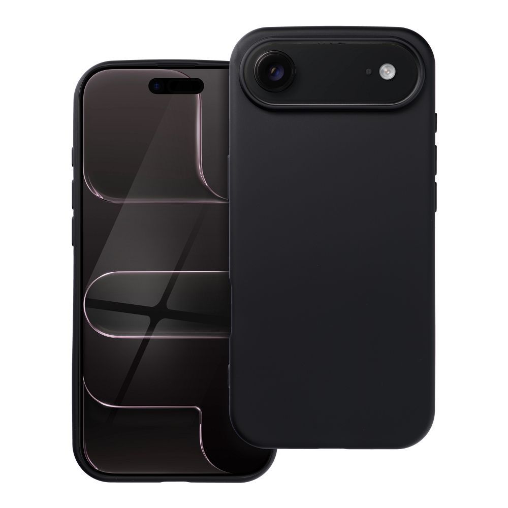 Silikoninen suojakuori iPhone 17 AIR:lle musta
