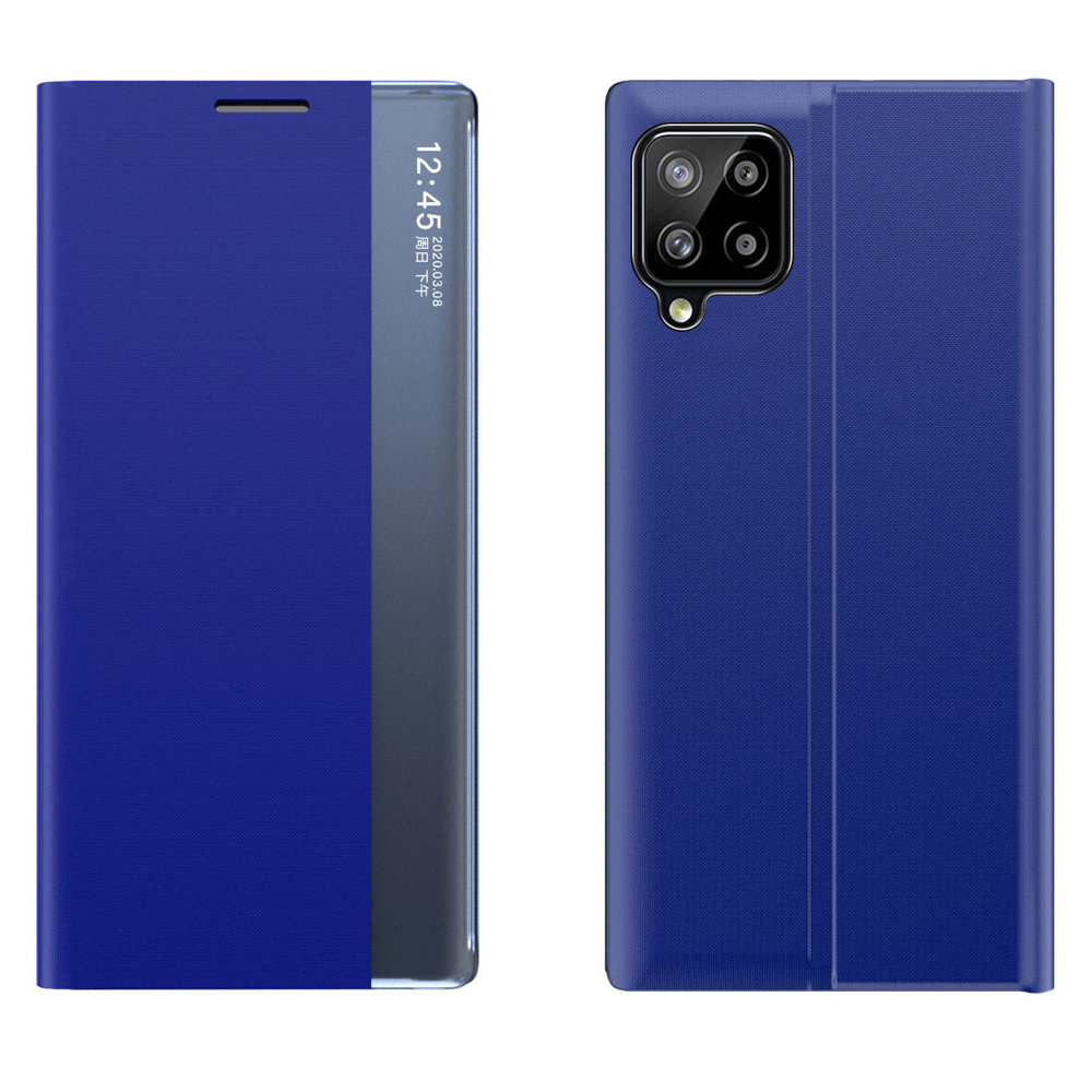 Sleep Case Kirjahylly tyyppi asia Smart ikkuna Samsung Galaxy A22 4G sininen
