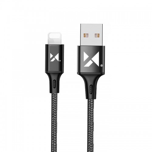 USB-kaapeli Wozinsky WUC-L2B musta Lightning 200cm