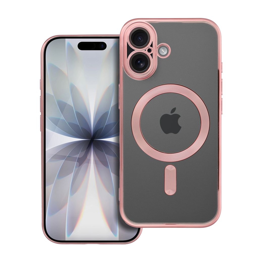 Suojakuori iPhone 17 Electro Mag Cover MagSafe-yhteensopiva kultainen-ruusuinen