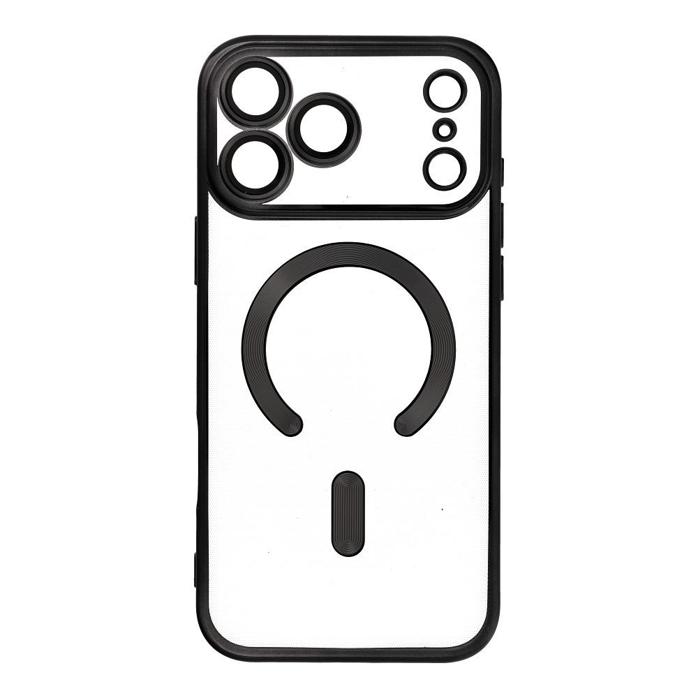 Suojakuori iPhone 17 PRO MAX:lle Electro Mag Cover yhteensopiva MagSafen kanssa musta