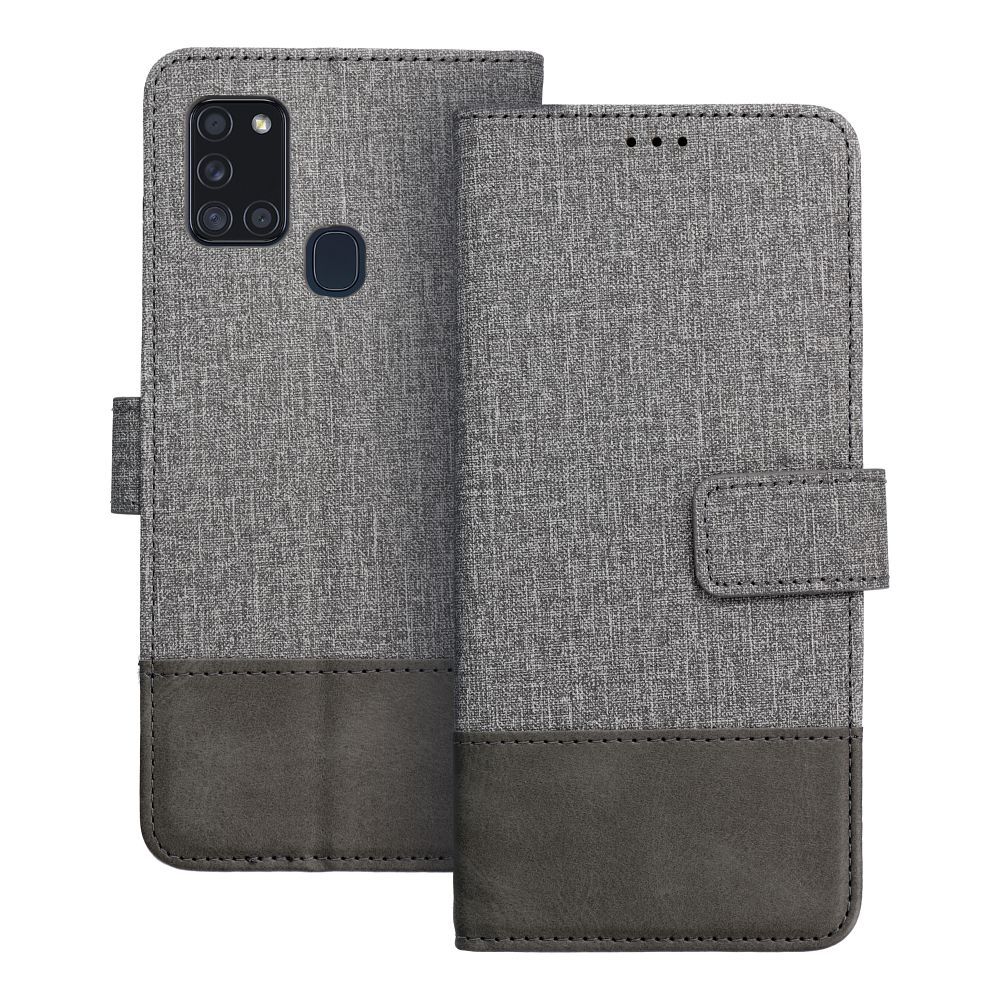 GOMMA Book lompakkokotelo SAMSUNG A21s - harmaa