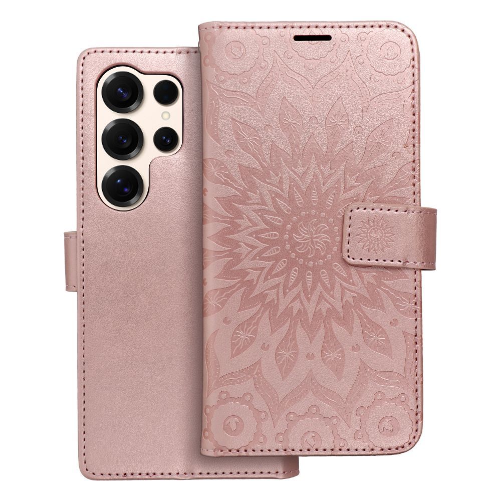 MEZZO-kirjakotelo SAMSUNG S25 Ultra mandala ruusukulta