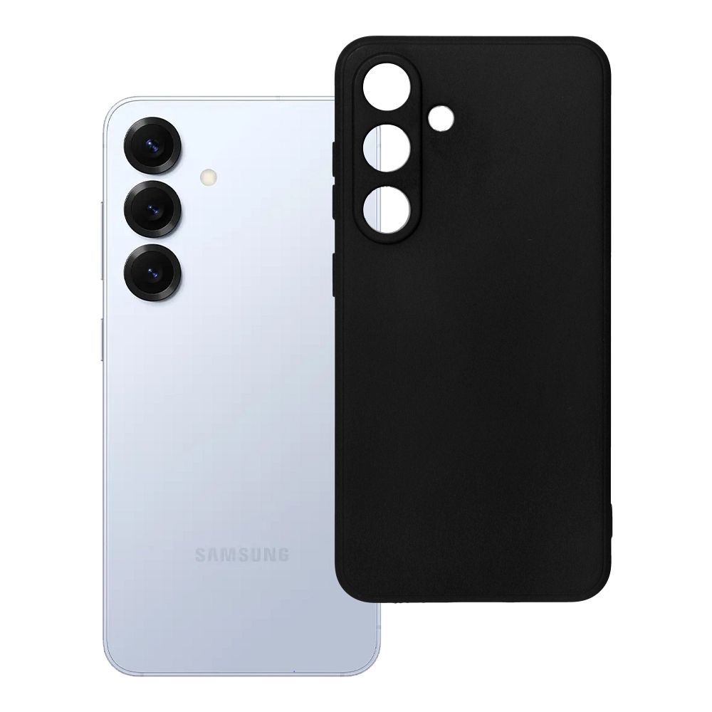 Pehmeä suojakuori Samsung S25 musta