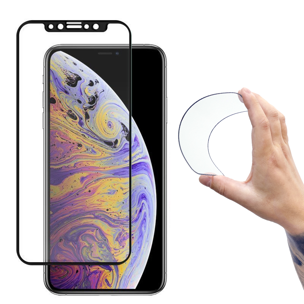 Wozinsky Full Cover Flexi Nano Glass hybridi näytön suojakalvo kehys iPhone 13 mini läpinäkyvästä