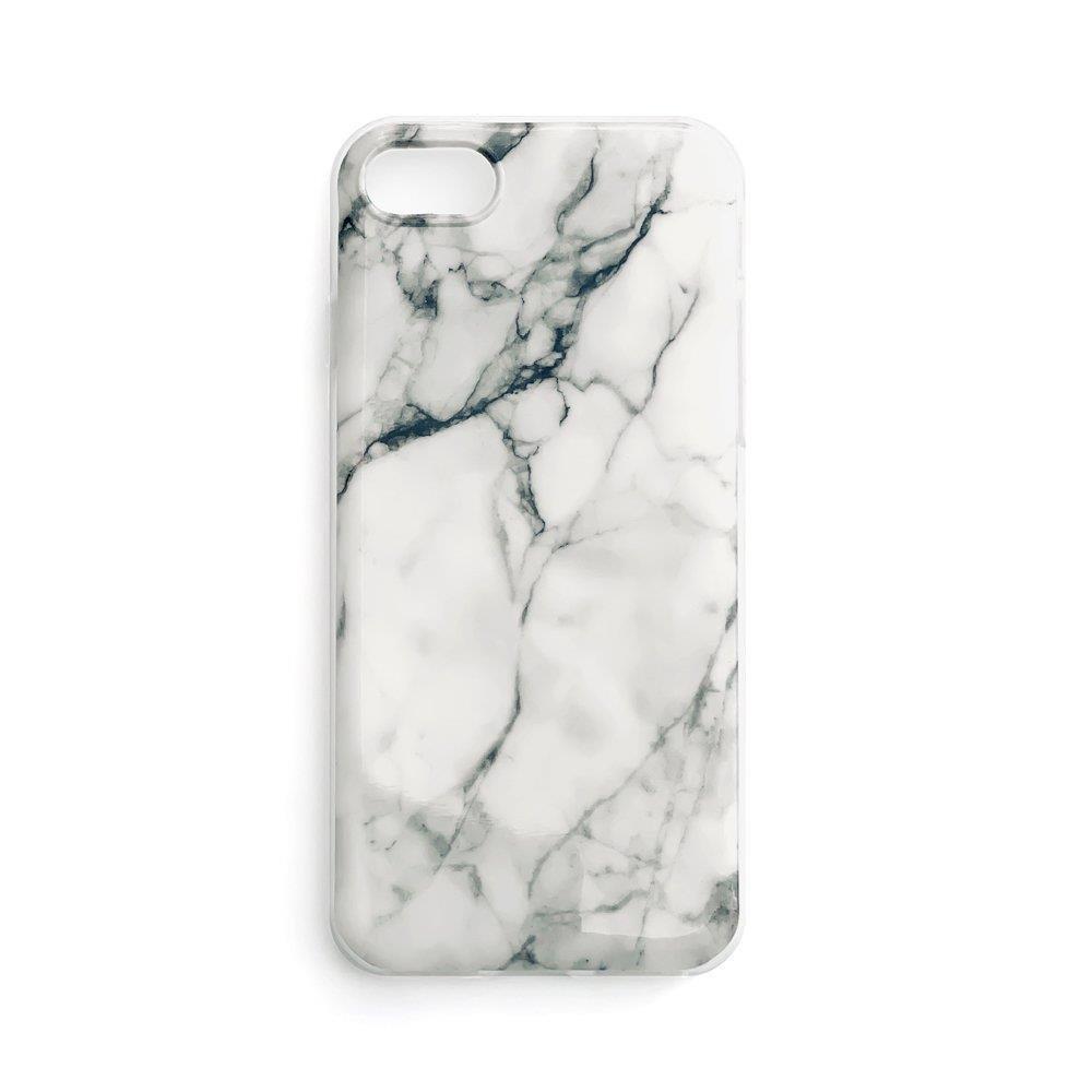 Wozinsky Marble TPU tapauksessa kansi Xiaomi Redmi Note 10 Pro valkoinen