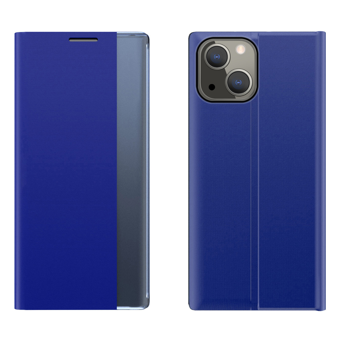 Sleep Case Kirjahylly tyyppi asia Smart Window iPhone 13 mini sininen