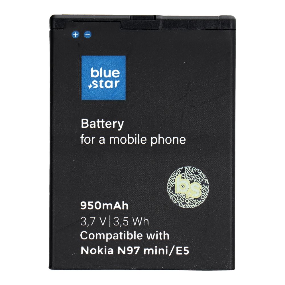 Akku Nokia N97 Mini / E5 / E7-00 / N8:lle 950 mAh Blue Star