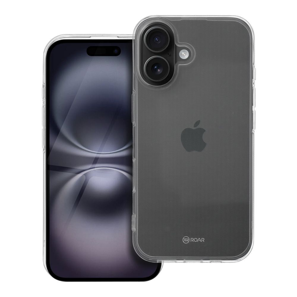 Roar JELLY suojakuori iPhone 16 - läpinäkyvä