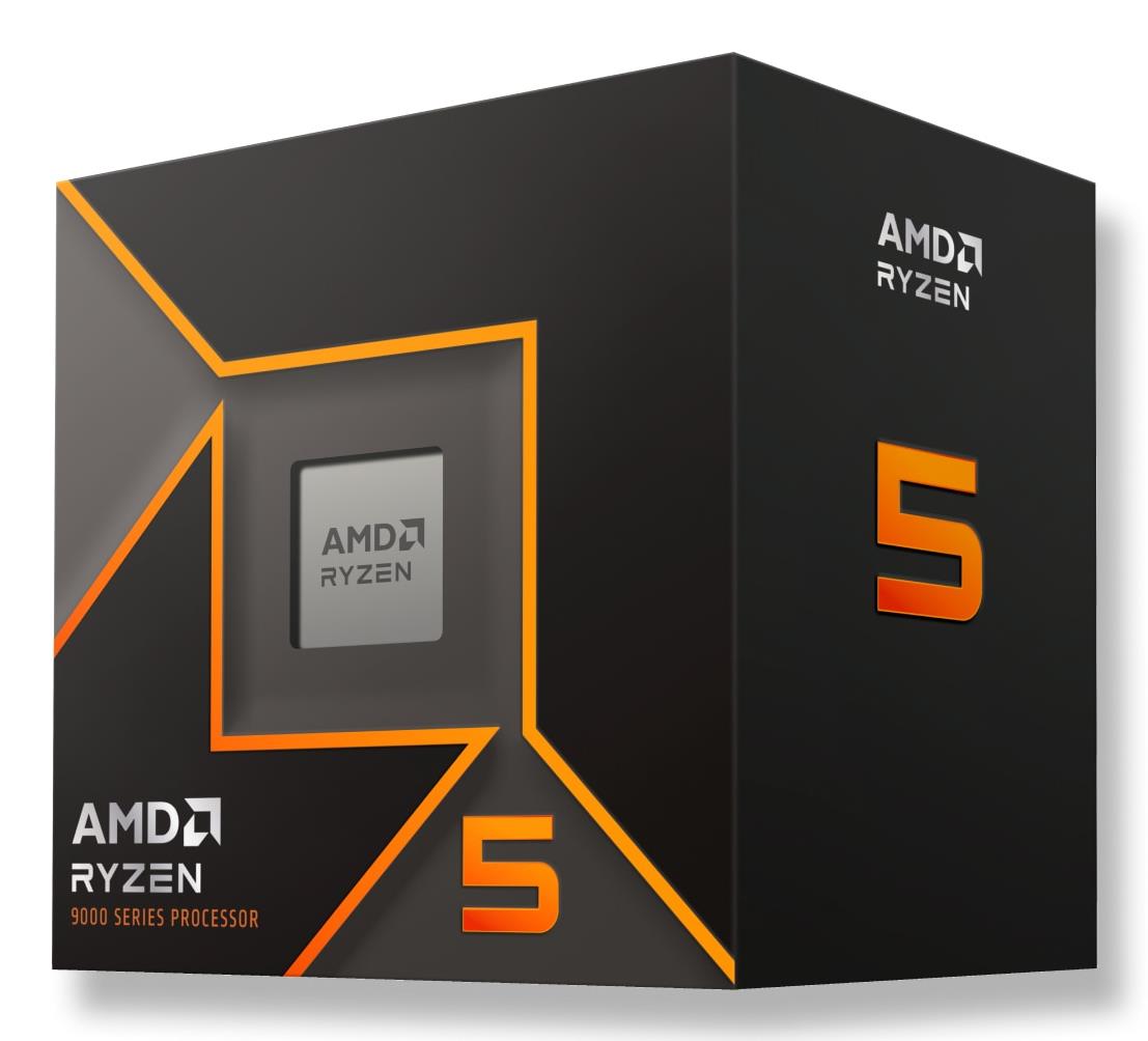 AMD Ryzen 5 R5-9600 Pöytätietokoneen Suoritin 3800MHz 6 Ydintä 32MB AM5 65W BOX