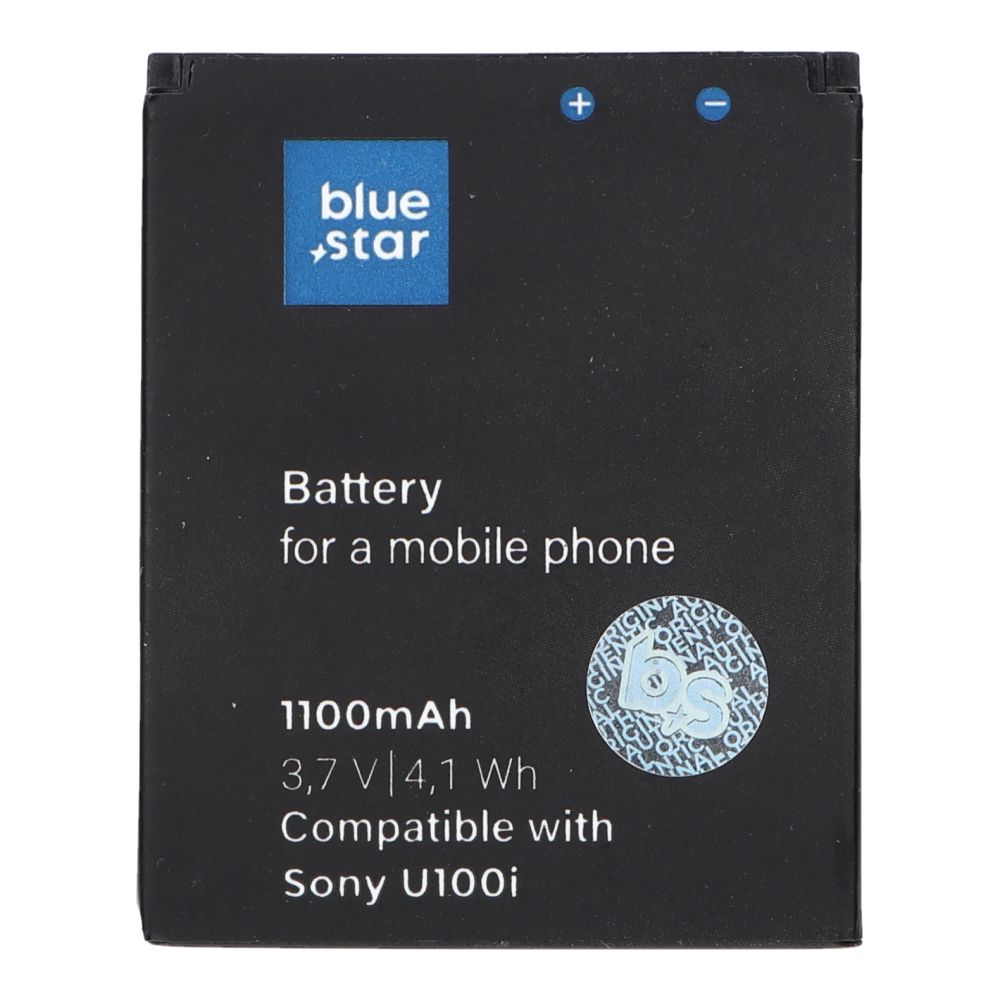 Akku Sony Ericsson U100 Yari / J10 / J10i2 ELM / Hazel:lle 1100 mAh Blue Star