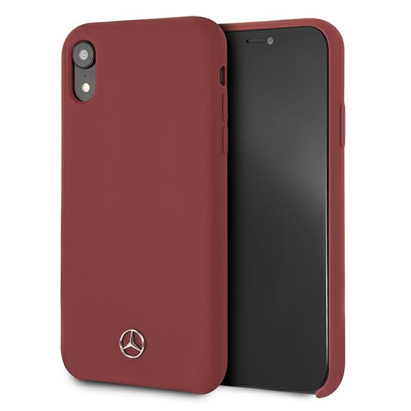 Mercedes Silicone Line iPhone Xr kotelo - punainen