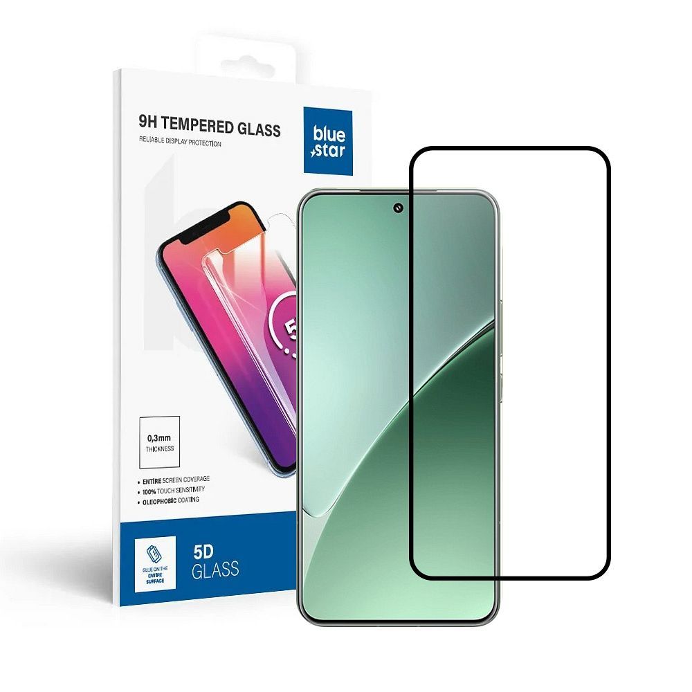 Karkaistu lasi Xiaomi 15 PRO Blue Star 5D musta