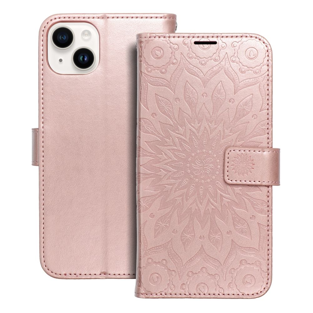 MEZZO kirjakotelo IPHONE 14 Plusille mandala ruusukulta