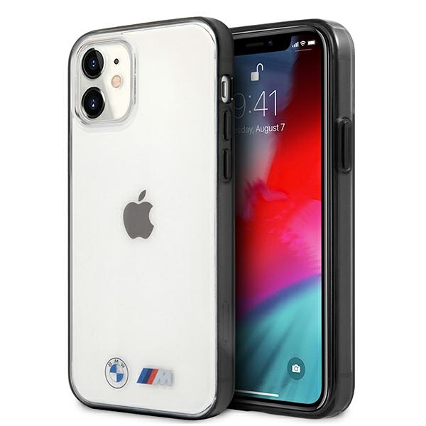 BMW Sandblast kotelo iPhone 12 mini - läpinäkyvä