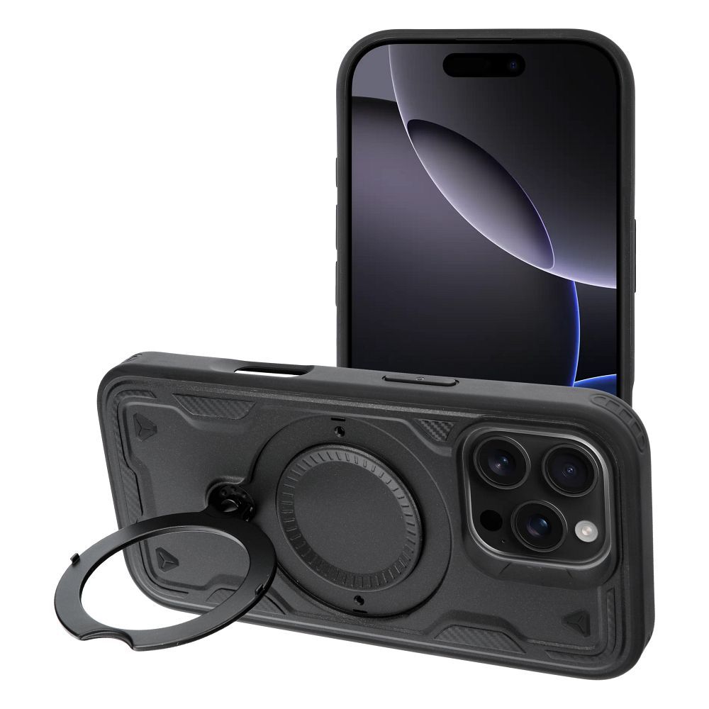 Suojakuori iPhone 16 PLUS:lle Frost Armor musta