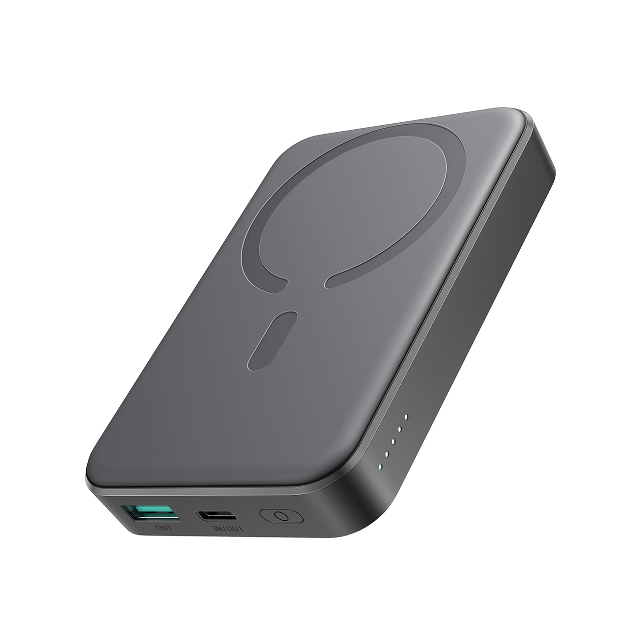 Joyroom JR-W020 20W 10000mAh MagSafe Power Bank + USB-C - USB-C 0.25m kaapeli - Musta