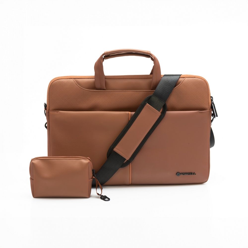 Forcell F-PROTECT URBAN STYLE laukku 15,6 tuumaa kannettavalle tietokoneelle ruskea