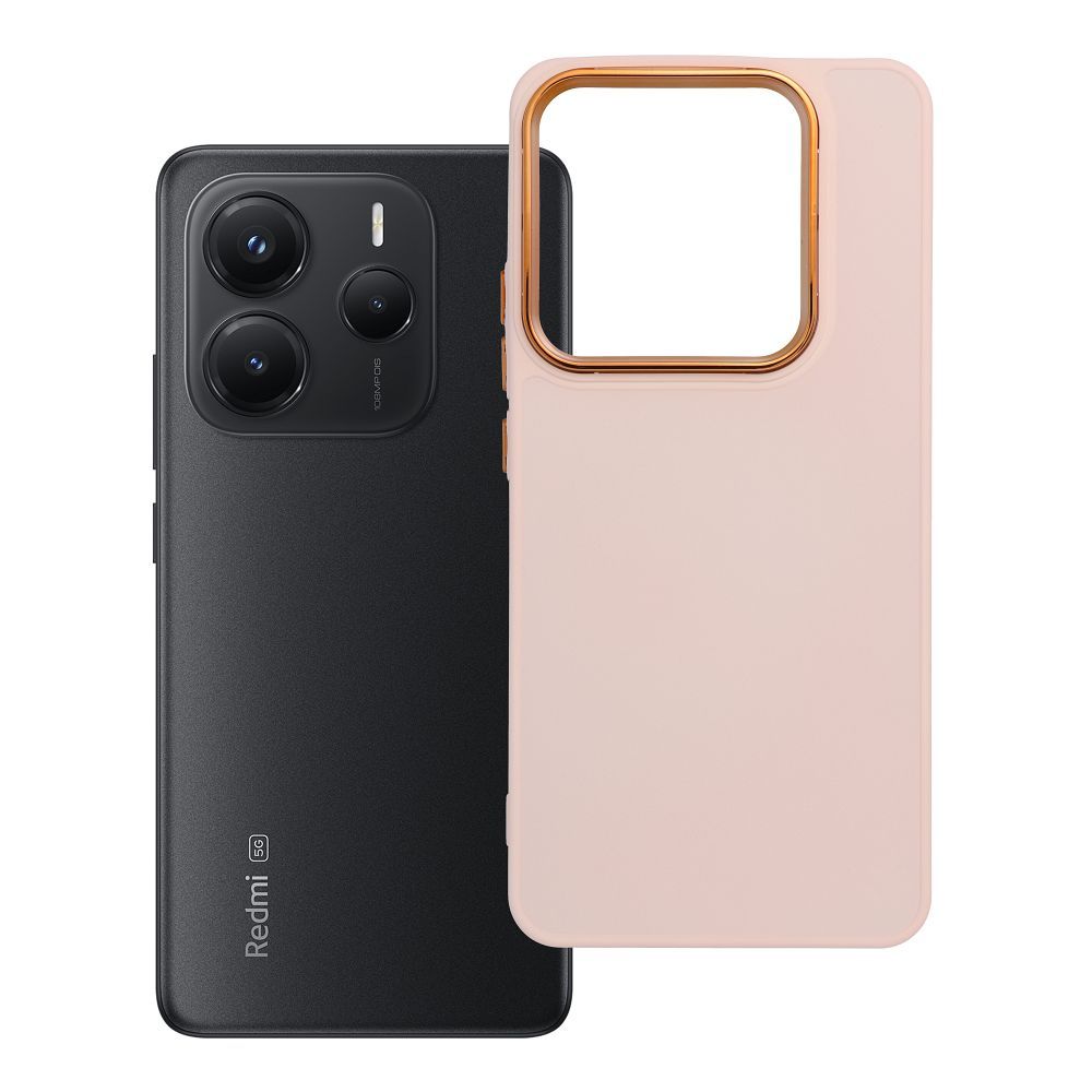 Suojakuori Xiaomi Redmi Note 14 5G:lle Frame vaaleanpunainen