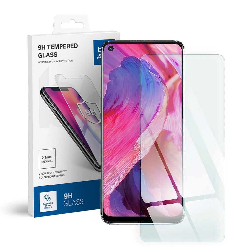 Tempered glass to Oppo A74 5G Blue Star