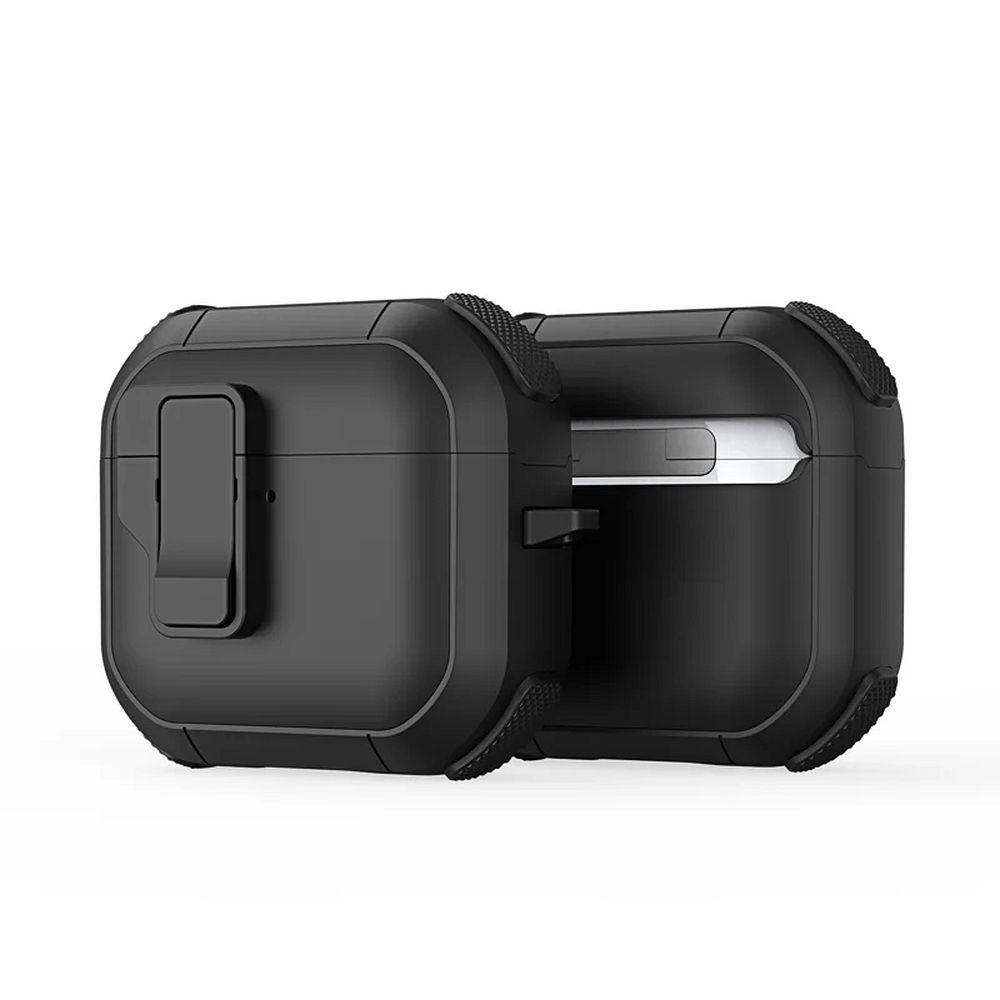DUX DUCIS PECP - TPU+PC suojakotelo AirPods 4 musta