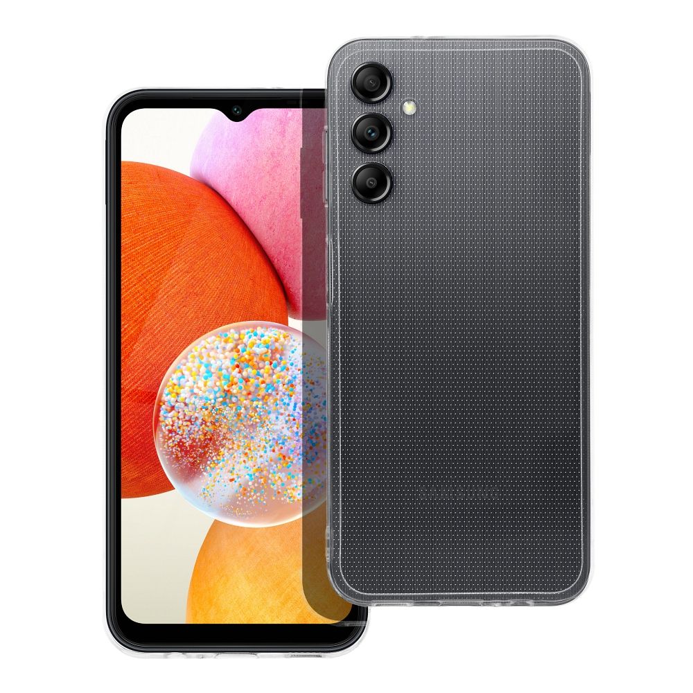 Kirkas puhelinkotelo 2 mm SAMSUNG A14 4G (kamerasuoja) läpinäkyvä