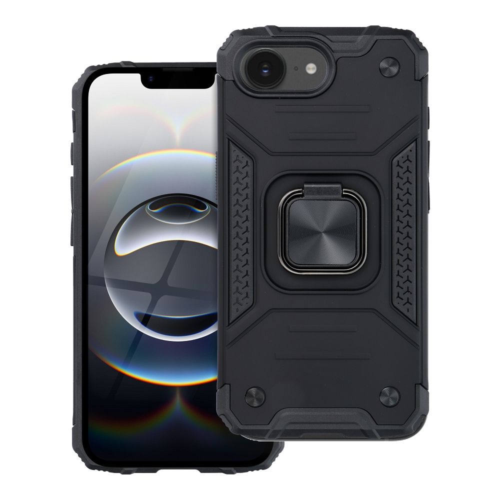 Suojakuori iPhone 16e (SE 4 2025) / 17e:lle Nitro musta